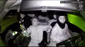 Young kids joyriding around Memphis in stolen car