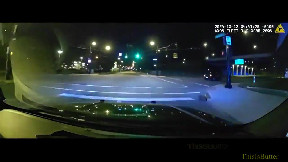 Dashcam shows Clearcreek Township police chase a stolen vehicle with teens inside before crashing