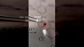 Cobalt chloride + Sodium Hydroxide reaction in a drop of water