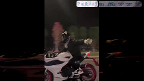 A cool biker