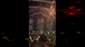Stage Collapses On Artist During Festival In Lagos,Nigeria