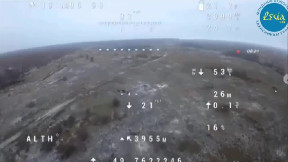 Shotgun-armed drone shooting down other drones