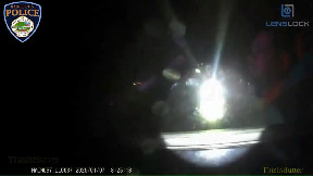 Bodycam video shows driver who was 6.5 times over the legal limit