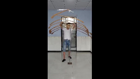 The unbelievable balancing effect of the feather.