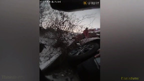 Liberty officer, firefighters help rescue mom, infant from icy water