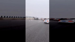 Massive Multi-Car Pileup on Henan-Taihui Expressway, China