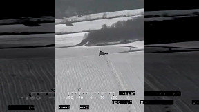 Kamikaze drone chased and intercepted by Mi-17