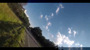 Biker Strikes Deer
