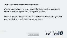 13-year-old suspect arrested after stealing woman’s purse, punches her outside Seattle pharmacy