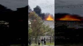 Explosion At House Fire