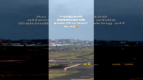 Near miss at Mumbai airport