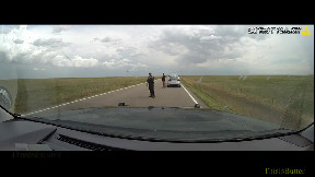 Dashcam records a vehicle crashing into a Lincoln County sergeants vehicle