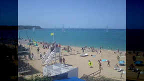 Moment when missile struck Sevastopol beach in Crimea