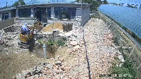 Mini digger groundworks goes wrong