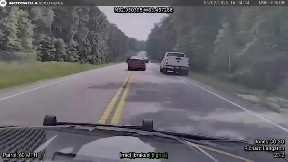 Man arrested after leading Jones County deputies on 115 mph police chase