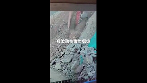 Very lucky quarry trucker