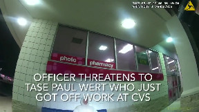 Edgewater Police Officer Daniel Rippeon, accused of arresting CVS worker for no good reason
