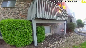 Joliet police release video of officers helping with rescue at apartment fire