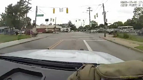 Dashcam shows Columbus officers crashing when en route to Mifflin Twp. shooting