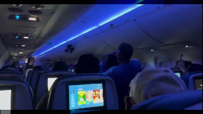 Due piccioni sull'aereo, panico e caos tra i passeggeri a bordo