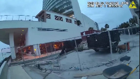 Bodycam video shows rescue of a missing girl with autism near the ocean
