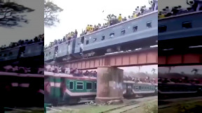 Typical traffic in Bangladesh