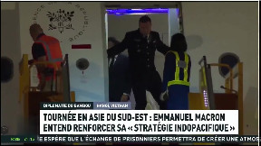 Emmanuel Macron was slapped by his wife