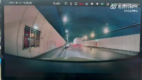 Little car in the tunnel