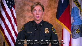 Houston release bodycam after a man was shot by police after chase