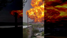 Explosion at a diesel plant in Mexico