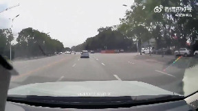 Multiple manhole covers explode into air