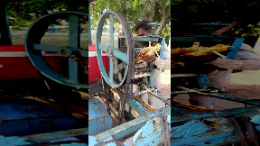 Sugarcane juice machine plus vehicle