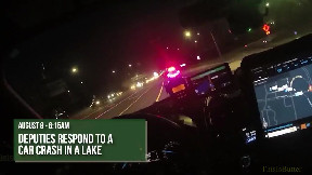 Bodycam video shows Orange County deputies rescue woman from submerged vehicle