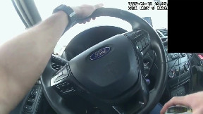 Edited video shows the aftermath of a jaywalking suspect that was accidentally run over by a cruiser