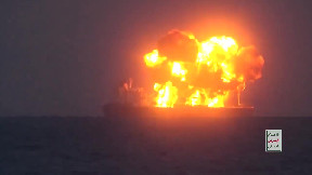 Fires on board Greek-flagged tanker after Houthi attack
