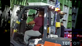 Skilled forklift operator