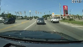 Dashcam shows a suspect fleeing from troopers that ended in a crash which killed 2, injured 2