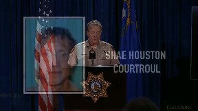 Las Vegas Police shared body camera footage of a man shot while charging at police with a knife