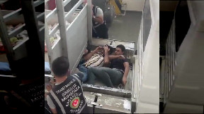 Migrants caught smuggled in a truck