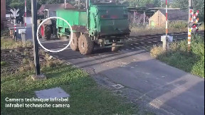 Train crashes into tractor trailer