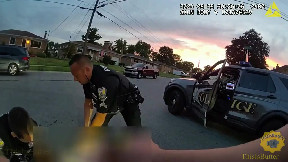 Naked man attempts to stab female officer, then is tased and arrested