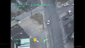 Columbus police release helicopter footage of a pursuit that ended in a crash