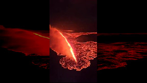 Volcano erupts in Iceland, spewing lava
