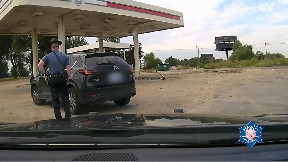 Arkansas State Police chase driver wrong way up I-55 and uses a PIT maneuver to stop them