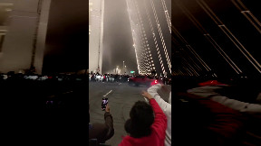Driver injures spectators in Oakland sideshow