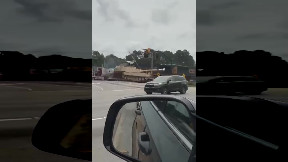 Train slammed into an 18-wheeler carrying a M109 Paladin Howitzer