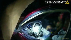 Suspected drug runner captured after being tased in the back following police chase