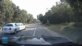 Driver of limo leads Wisconsin officers in chase through wooded area after crashing during pursuit