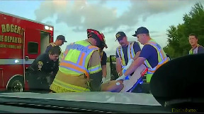 Arkansas State police release dashcam of a traffic stop that ended in struggle and shooting