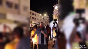 Syrians celebrate after Israel assassinates Hezbollah leader Hassan Nasrallah